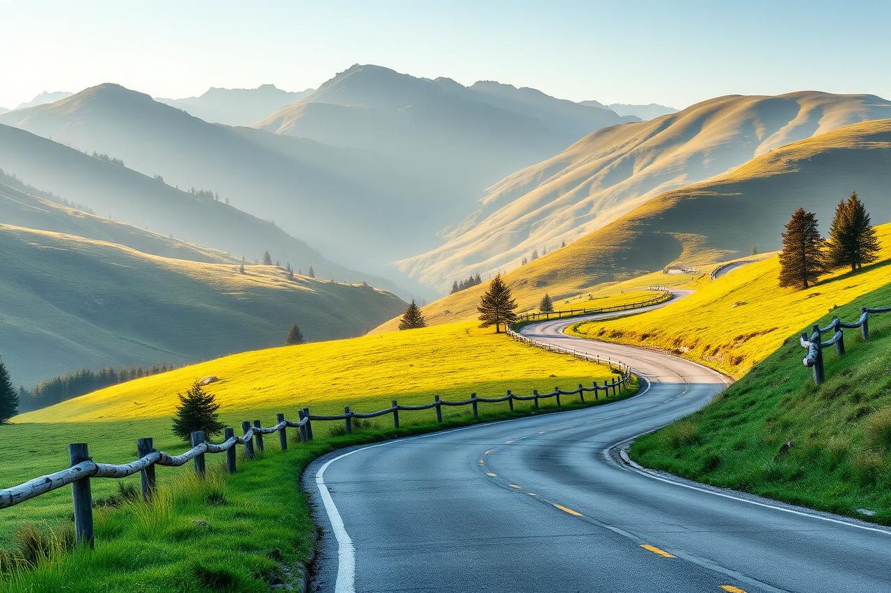 Nockalmstrasse, Carinthia, Austria