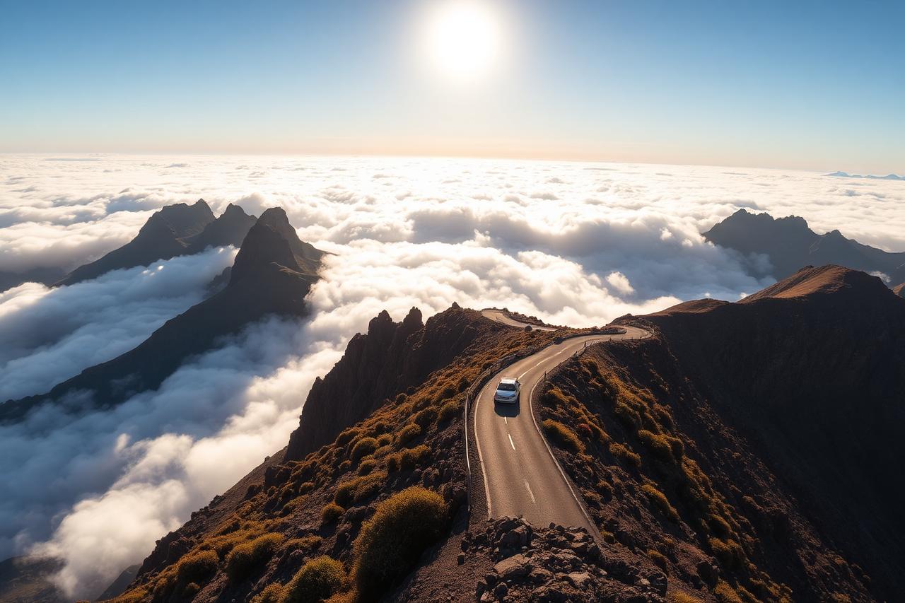 Pico do Arieiro Road, Madeira, Portugal