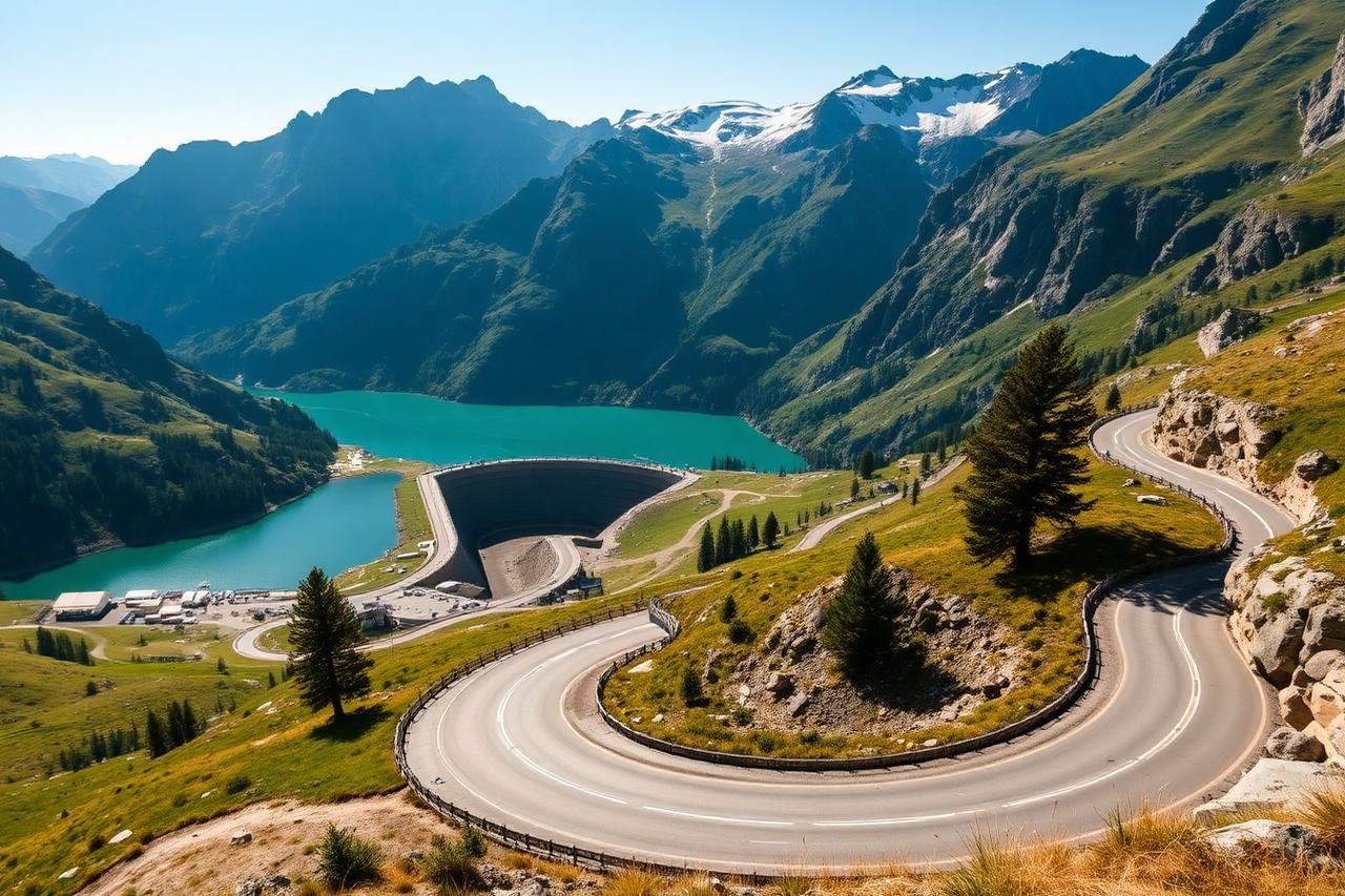 Silvretta Hochalpenstrasse, Vorarlberg and Tyrol, Austria