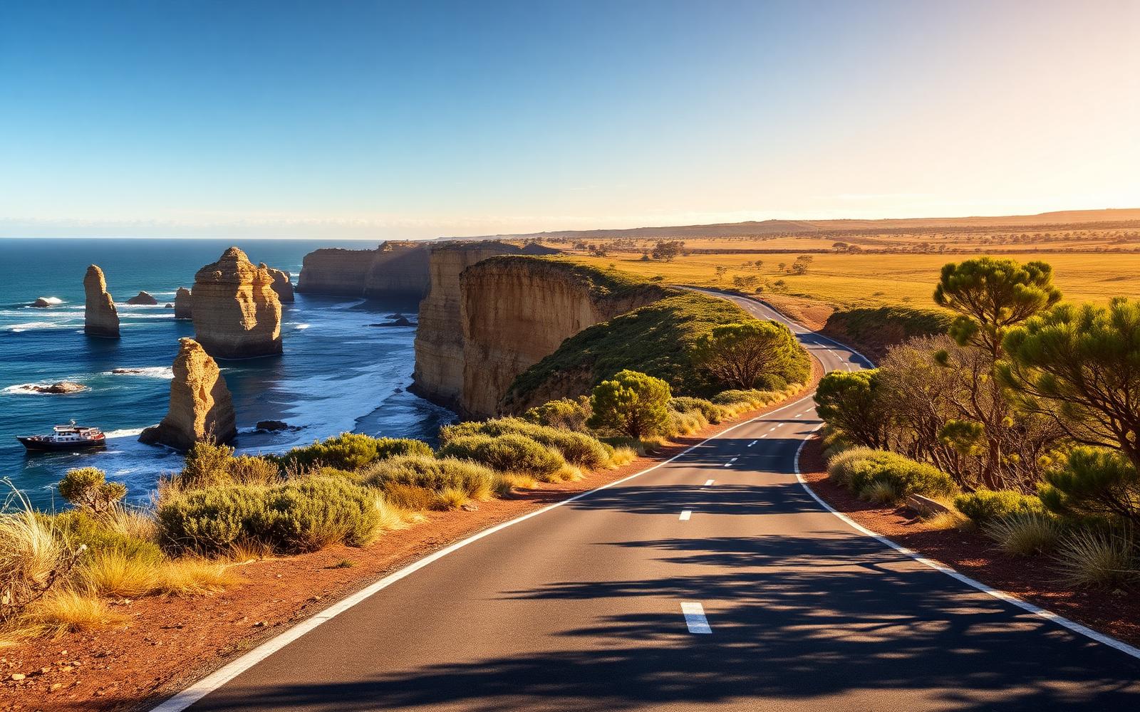 Great Ocean Road, a driving route through Victoria, Australia