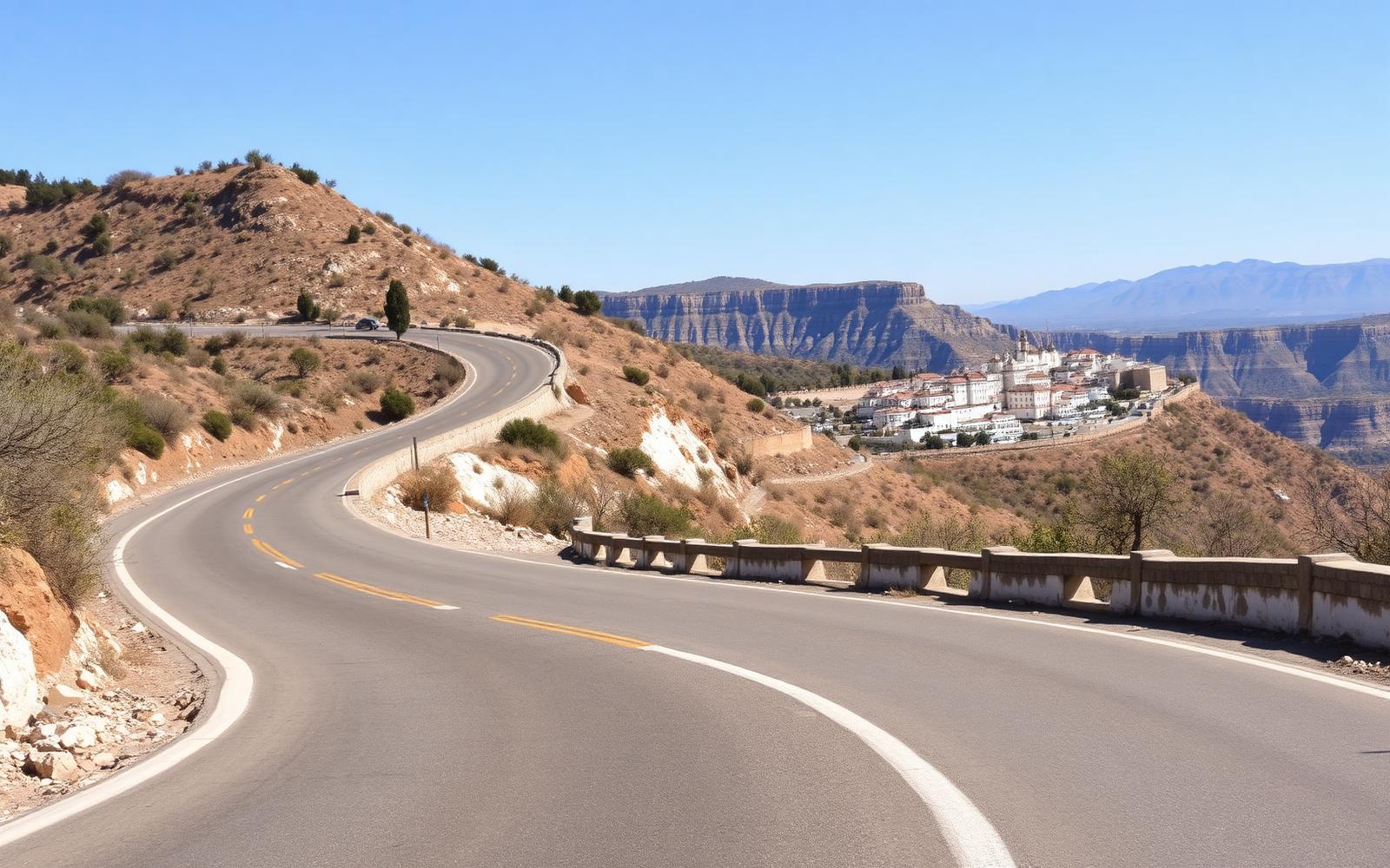 Ronda Mountain Road, a driving route through Andalusia, Spain